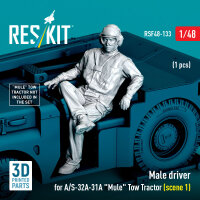 Male driver for A/S-32A-31A Mule Tow Tractor (scene 1) (1...