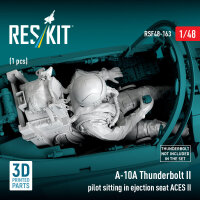 A-10A Thunderbolt II pilot sitting in ejection seat ACES...