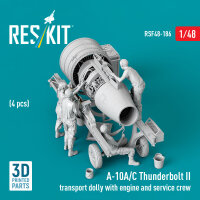 A-10A/C Thunderbolt II transport dolly with engine and...