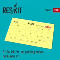 F-104 (J,G) Starfighter Pre-cut painting masks for...
