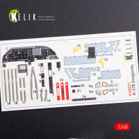 A-37B Dragonfly interior 3D decals for Trumpeter kit