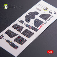 A-1J Skyraider interior 3D decals for Tamiya kit