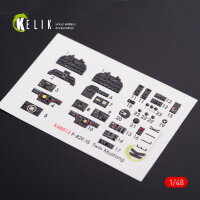 F-82 (F,G) Twin Mustang interior 3D decals for Modelsvit kit