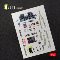 P-47M Thunderbolt interior 3D decals for Tamiya kit
