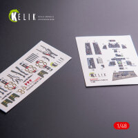 F-4 (B,N) Phantom II interior 3D decals for Academy kit