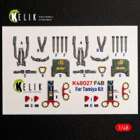 F-4B interior 3D decals for Tamiya kit