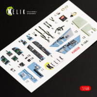 F/A-18A Hornet interior 3D decals for Kinetic kit