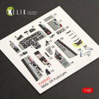 MiG-29A (9-12) Fulcrum interior 3D decals for GWH kit