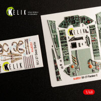 SU-27 Flanker interior 3D decals for GWH kit