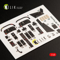 IA-58 Pucara interior 3D decals for Kinetic kit