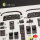 IA-58 Pucara interior 3D decals for Kinetic kit