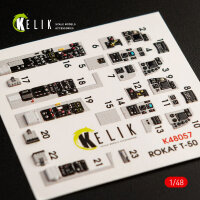 T-50 ROKAF interior 3D decals for Academy kit