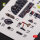P-51H Mustang interior 3D decals for Modelsvit kit