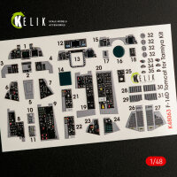F-14D Tomcat interior 3D decals for Tamiya kit