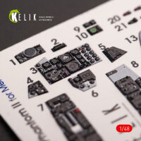 F-4E Phantom II interior 3D decals for Meng kit