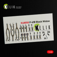 P-61B Black Widow interior 3D decals for GWH kit