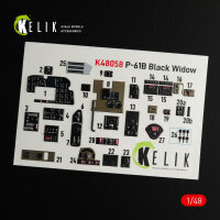 P-61B Black Widow interior 3D decals for GWH kit