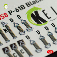 P-61B Black Widow interior 3D decals for GWH kit