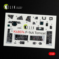 F-14A Tomcat interior 3D decals for Italeri kit