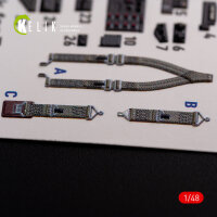 P-47D Razorback interior 3D decals for Tamiya kit