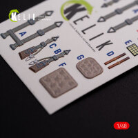 Messerschmitt Me-410 A1 interior 3D decals for Meng Model kit