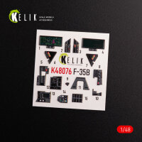 F-35B interior 3D decals for Tamiya kit