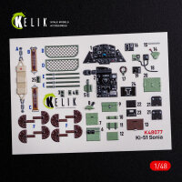 Ki-51 Sonia interior 3D decals for WingsyKits kit