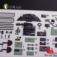 Ki-51 Sonia interior 3D decals for WingsyKits kit