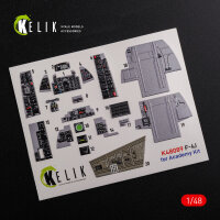 F-4J Phantom II interior 3D decals for Academy kit