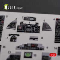 F-4J Phantom II interior 3D decals for Academy kit