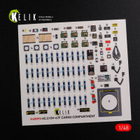 CH-47F interior 3D decals for Italeri kit