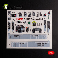 F-105G Thunderchief - interior 3D decals for HobbyBoss kit