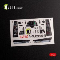 A-7A Corsair II - interior 3D decals for HobbyBoss kit