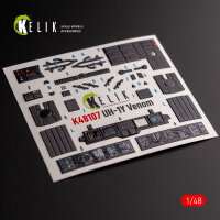 UH-1Y Venom - interior 3D decals for Zimi Model/KittyHawk kit