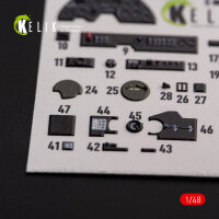 ?-38F Lightning - interior 3D decals for Academy kit