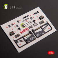 MH-60L Black Hawk - interior 3D decals for ICM kit