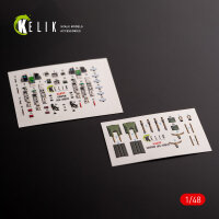 Jas-39 B/D - interior 3D decals for Zimi Model/KittyHawk...