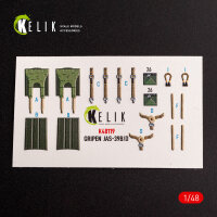 Jas-39 B/D - interior 3D decals for Zimi Model/KittyHawk...
