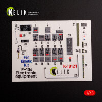 F-104 series Electrical Equipment - interior 3D decals...
