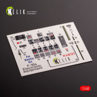 F-104 series Electrical Equipment - interior 3D decals...