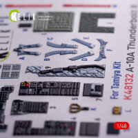 A-10A - interior 3D decals for Tamiya kit