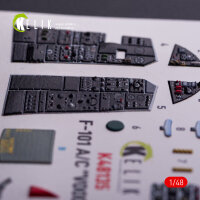 F-101A/C VooDoo - interior 3D decals for Zimi Model/KittyHawk kit