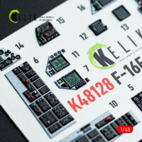 F-16F Block 60 - interior 3D decals for Hasegawa kit
