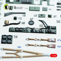 Bristol Beaufighter Mk.VI - interior 3D decals for Tamiya kit