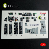 F-4E - interior 3D decals for Hasegawa kit