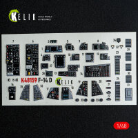 F-14D - interior 3D decals for GWH kit
