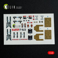 F-14D - interior 3D decals for GWH kit