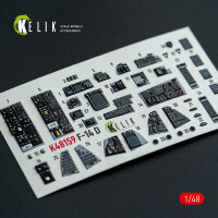 F-14D - interior 3D decals for GWH kit