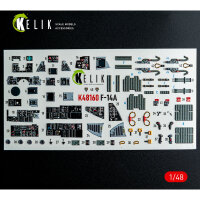 F-14A - interior 3D decals for Hasegawa kit