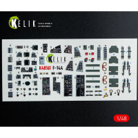 F-14A - interior 3D decals for GWH kit